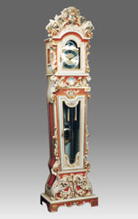 Grandfather Clock 512 lacquered and decoration with gold